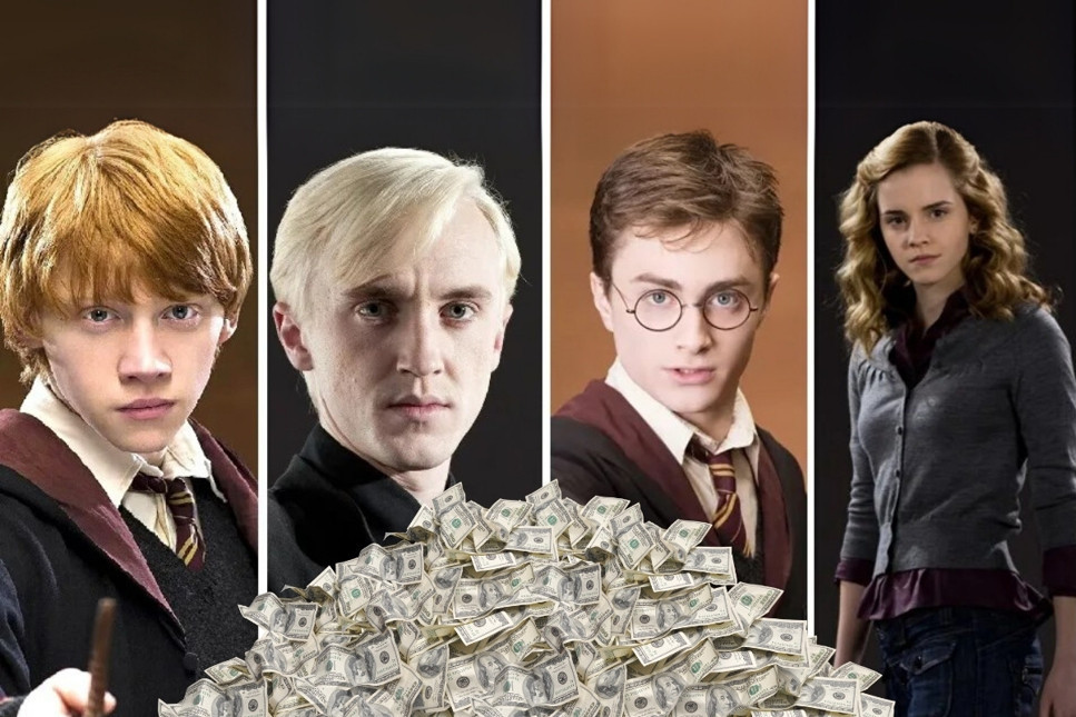 Harry Potter filminin oyuncularına zenginlik büyüsü