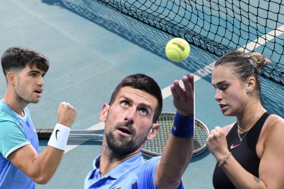 Avustralya Açık'ta Carlos Alcaraz, Novak Djokovic ve Aryna Sabalenka, üçüncü tura yükseldi