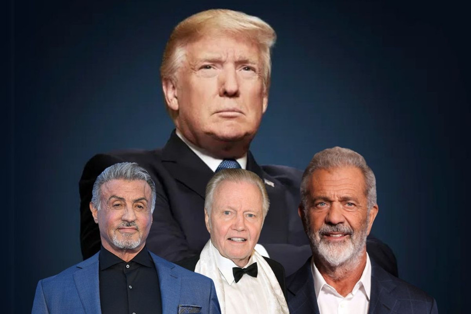 Donald Trump ünlü aktörler Mel Gibson, Sylvester Stallone ve Jon Voight'ı 'Hollywood Özel Elçisi' seçti