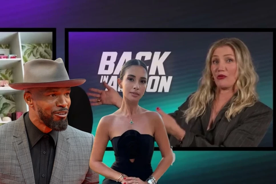 Buse Terim Hollywood yıldızları Cameron Diaz ve Jamie Foxx ile röportaj yaptı