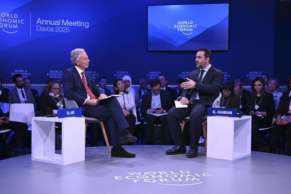 Suriye'deki yeni yönetimin Dışişleri Bakanı Esad Hasan Şeybani, Davos Zirvesi'ne katıldı