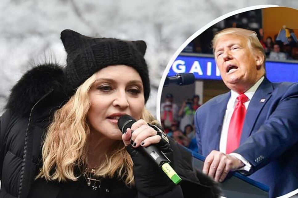 Madonna'dan Donald Trump'a gönderme