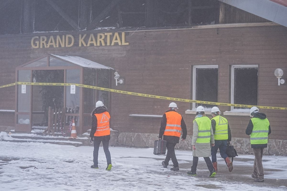 Kartalkaya'daki otel yangını soruşturması sürüyor: Denetim firması yetkilisi gözaltına alındı