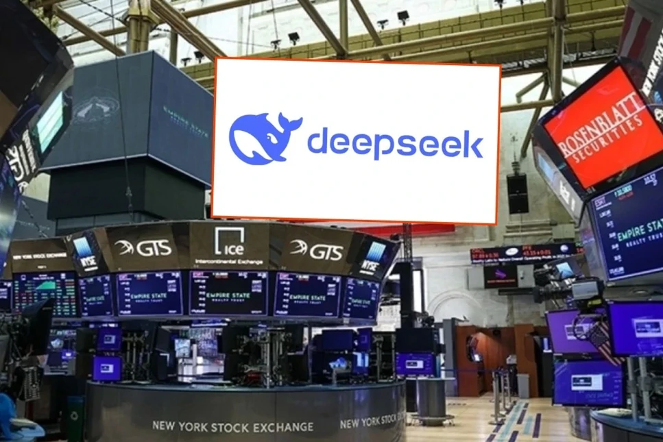 Çin merkezli yapay zeka uygulaması DeepSeek etkisiyle New York borsası sert düşüşle açıldı, teknoloji şirketlerinin hisseleri geriledi