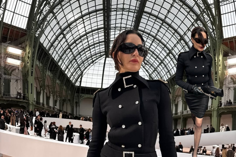 Chanel defilesinde Ece Sükan rüzgarı