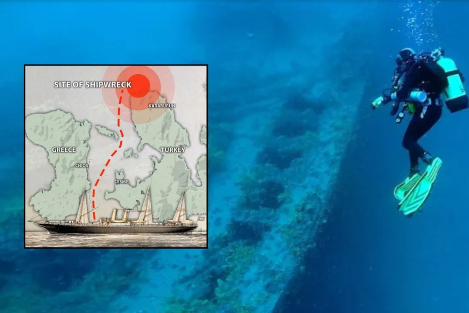 Kayıp İngiliz gemisinin enkazı, batmasının üzerinden 150 yıl geçtikten sonra Türkiye'de bulundu