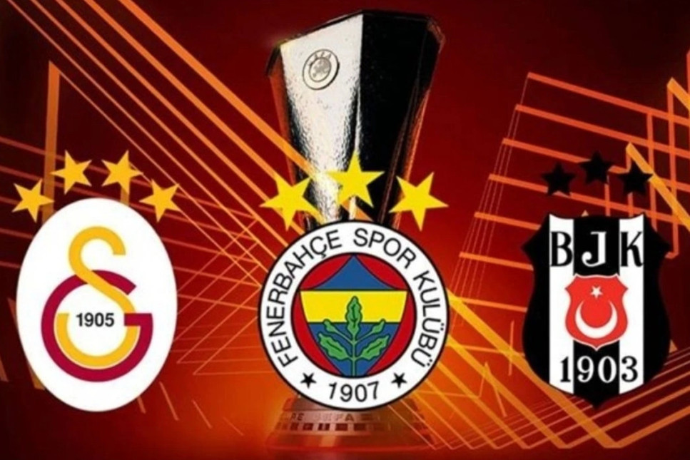 Galatasaray, Beşiktaş ve Fenerbahçe Avrupa’da kritik maçlara çıkıyor