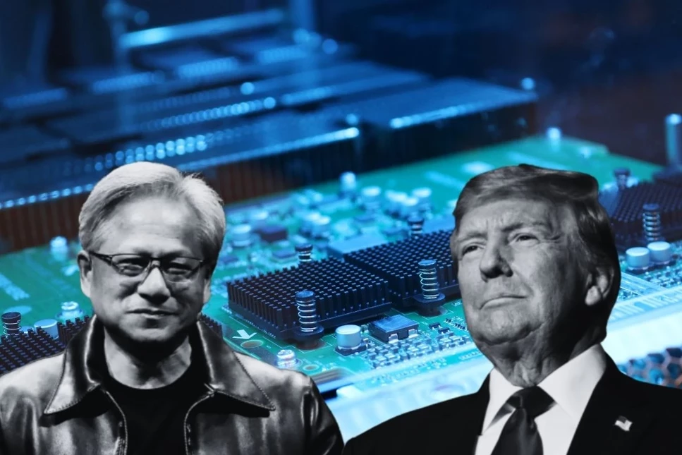 ABD Başkanı Donald Trump ve Nvidia CEO'su Jensen Huang Beyaz Saray’da yapay zeka hakkında toplantı yaptı 