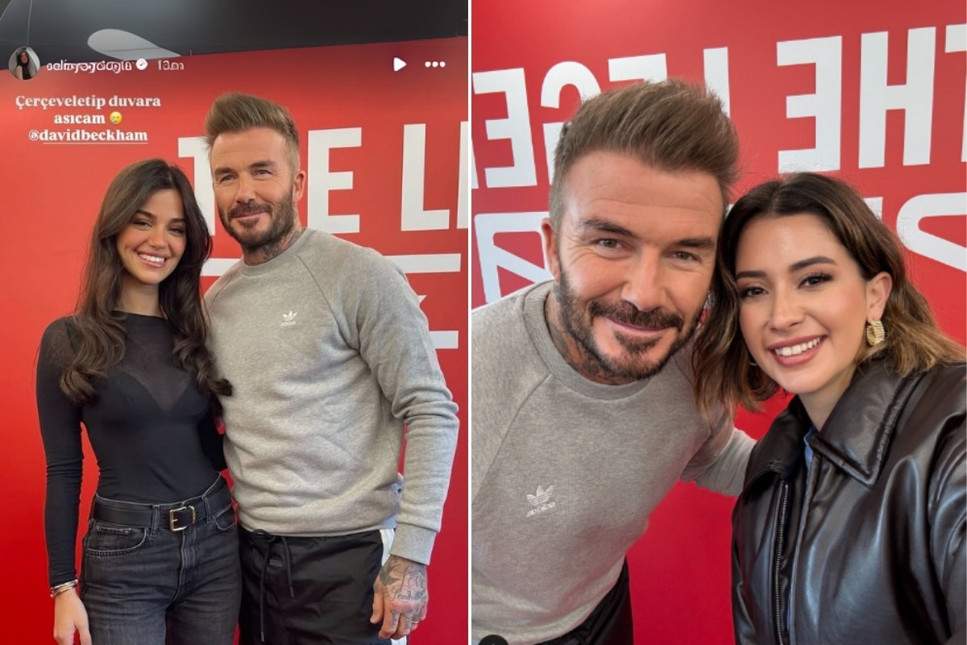 Allan Hakko'nun sevgilisi Selin Yağcıoğlu, David Beckham ile bir araya geldi