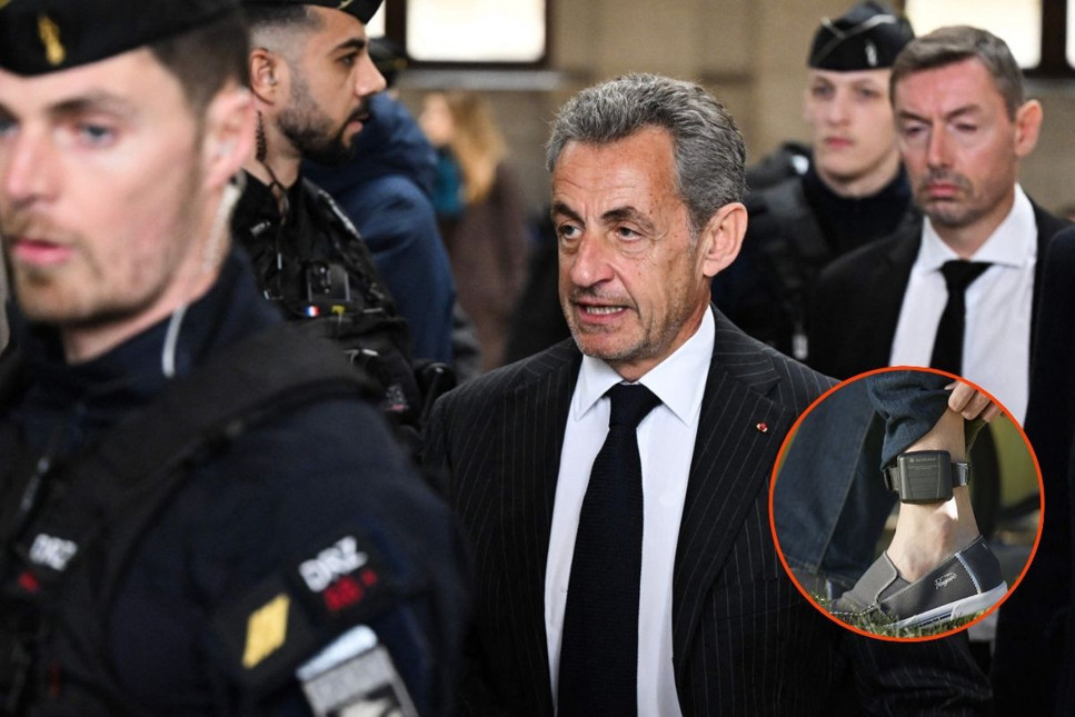 Eski Fransa Cumhurbaşkanı Nicolas Sarkozy'ye elektronik kelepçe takıldı