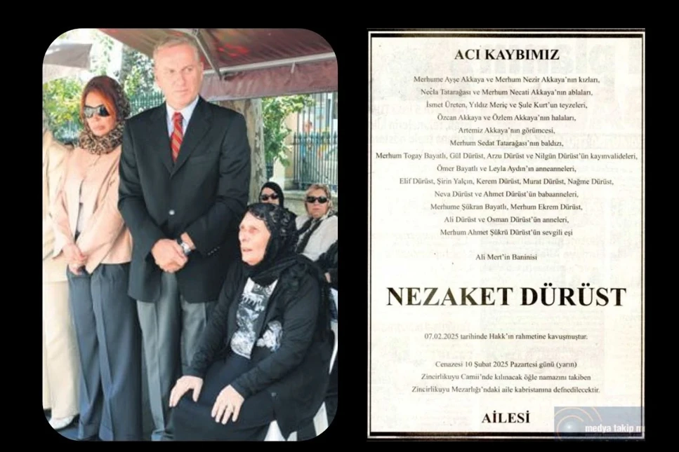 Nezaket Dürüst hayatını kaybetti, vefat ilanındaki ayrıntı dikkat çekti