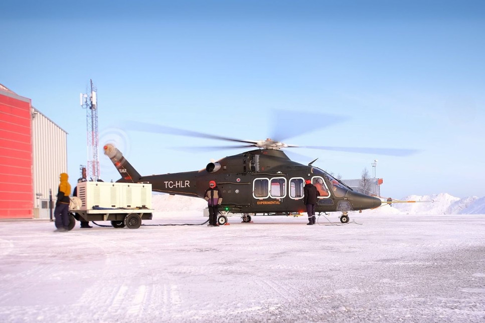 Milli helikopter Gökbey,  İsveç'in Kiruna bölgesinde -25 deredeki testleri geçti