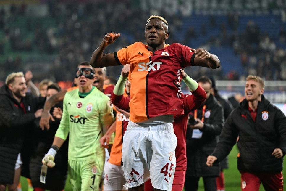 Victor Osimhen attı, Galatasaray Çaykur Rizespor deplasmanından galibiyetle çıktı