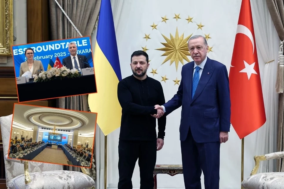 Cumhurbaşkanı Erdoğan, Ukrayna Cumhurbaşkanı Zelensky'i Beştepe'de kabul etti