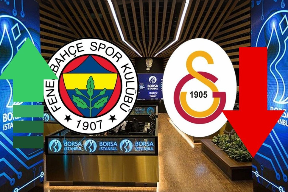 TFF Galatasaray-Fenerbahçe maçını yabancı hakemin yöneteceğini açıkladı, Galatasaray hisseleri düştü, Fenerbahçe yükseldi