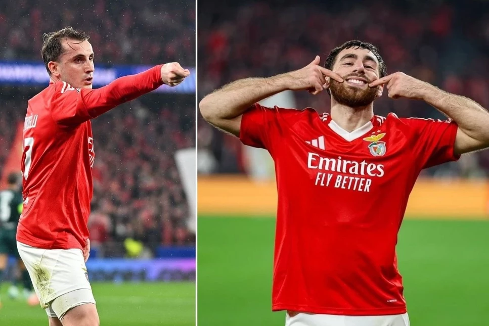 Kerem ve Orkun attı, Monaco'yu yenen Benfica Şampiyonlar Ligi'nde turladı