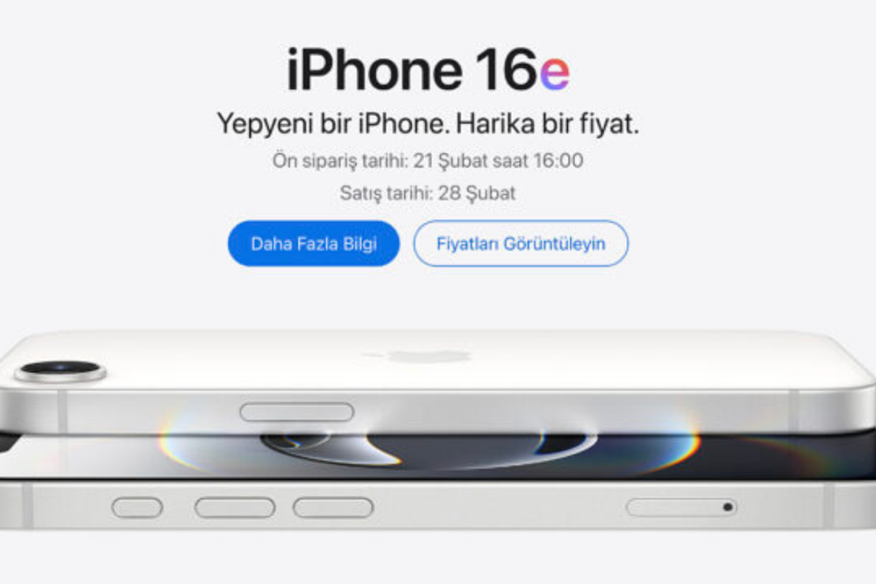 Yeni iphone 16e için ön siparişler açıldı