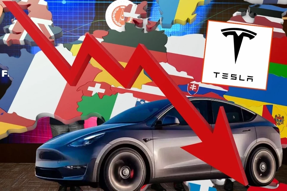 Avrupa satışlarındaki gerileme, Tesla hisselerini düşürdü