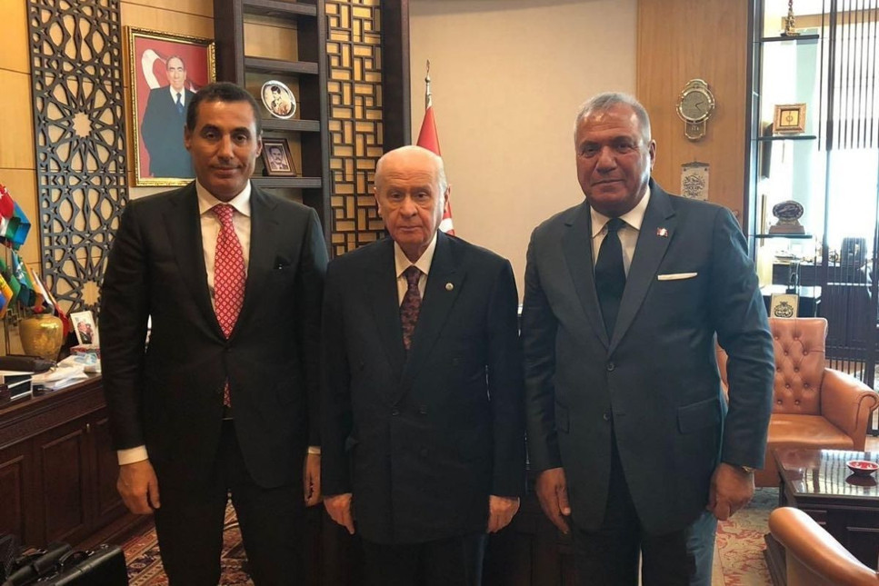 MHP MYK üyesi Metin Ari'den 'vefa' fotoğrafı: MET-GÜN Holding YK Başkanı Metin Güneş ile birlikte Devlet Bahçeli'yle çekildikleri fotoğrafı paylaştı