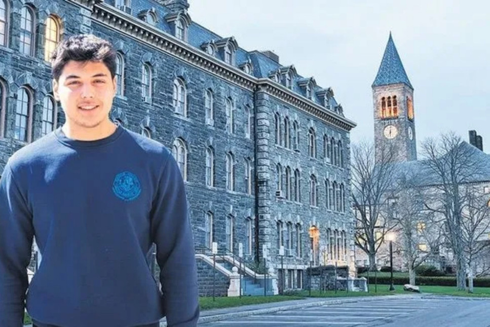 Lise öğrencisi Emir İçyer geliştirdiği yazılımla Cornell Üniversitesi’nden 80 bin dolar burs kazandı