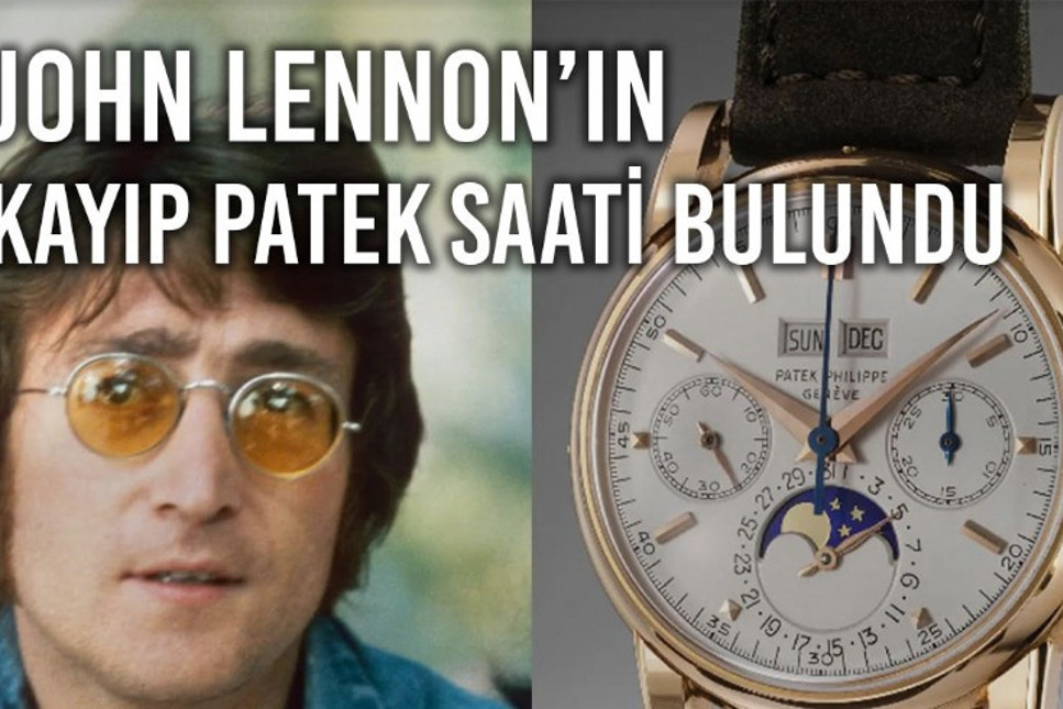 'Efsane' müzik gruplarından The Beatles'ın üyesi John Lennon'ın yıllardır kayıp olan saati bulundu