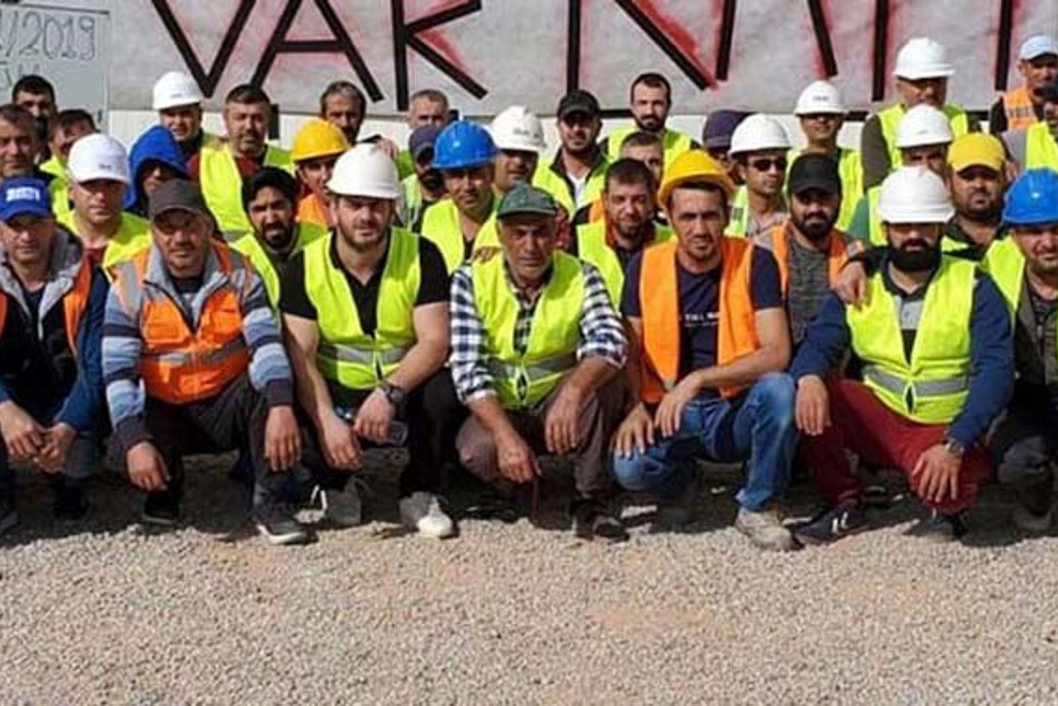 12 aydır maaş alamayan Kayı Holding'in işçileri Cezayir’de grevde
