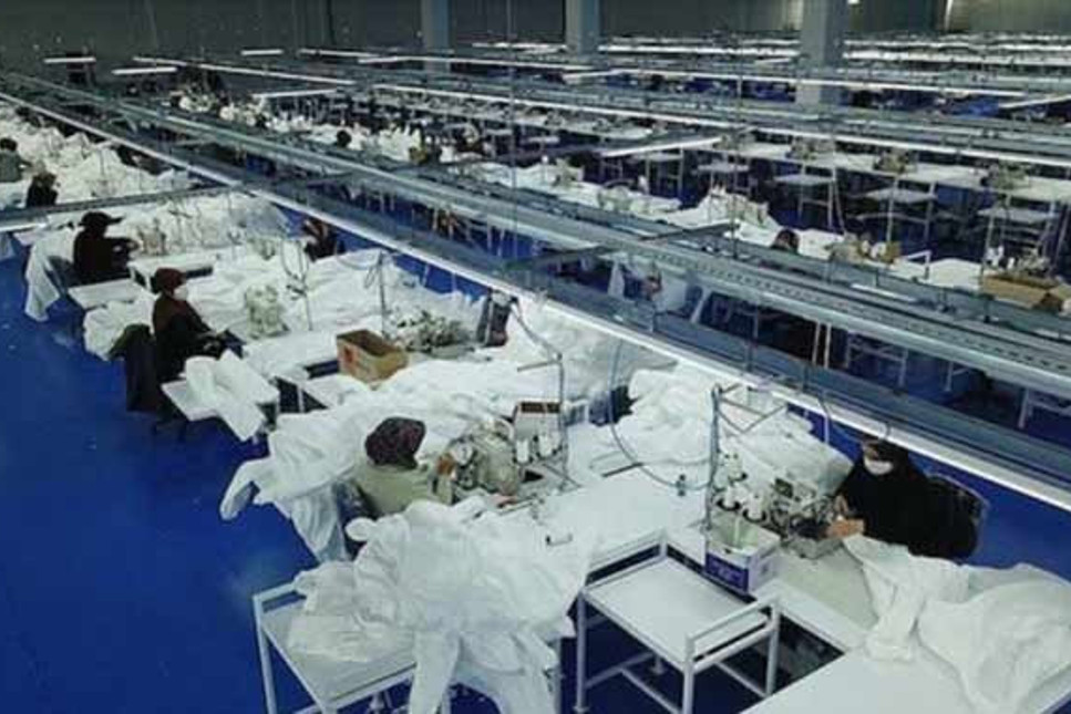 300 tekstil işçisinin çalıştığı fabrikada koronavirüs paniği