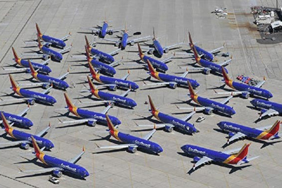 346 kişinin ölümüne sebep olan Boeing 737 MAX'lar uçak mezarlığına koyuldu