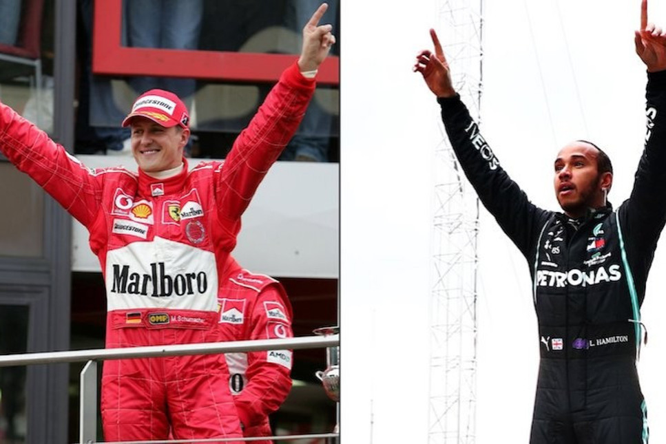 7. şampiyonluğunu İstanbul'da kazanan Hamilton, Schumacher'i yakaladı