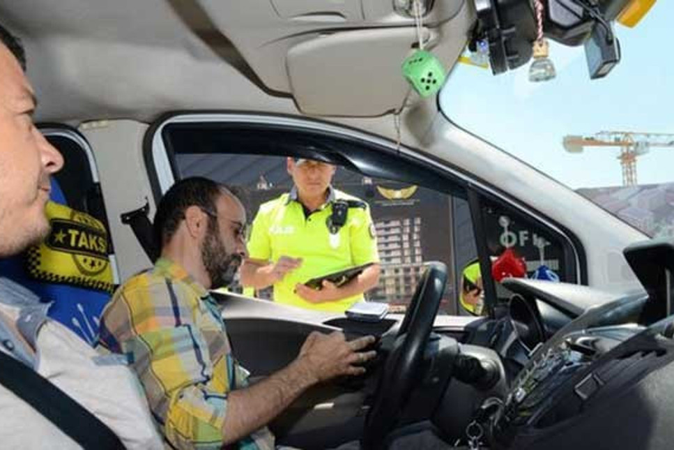 81 ilde taksi denetimi: 1551 taksi şoförüne para cezası