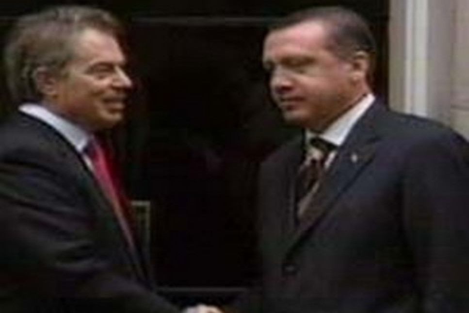 Erdoğan Blair'le buluştu