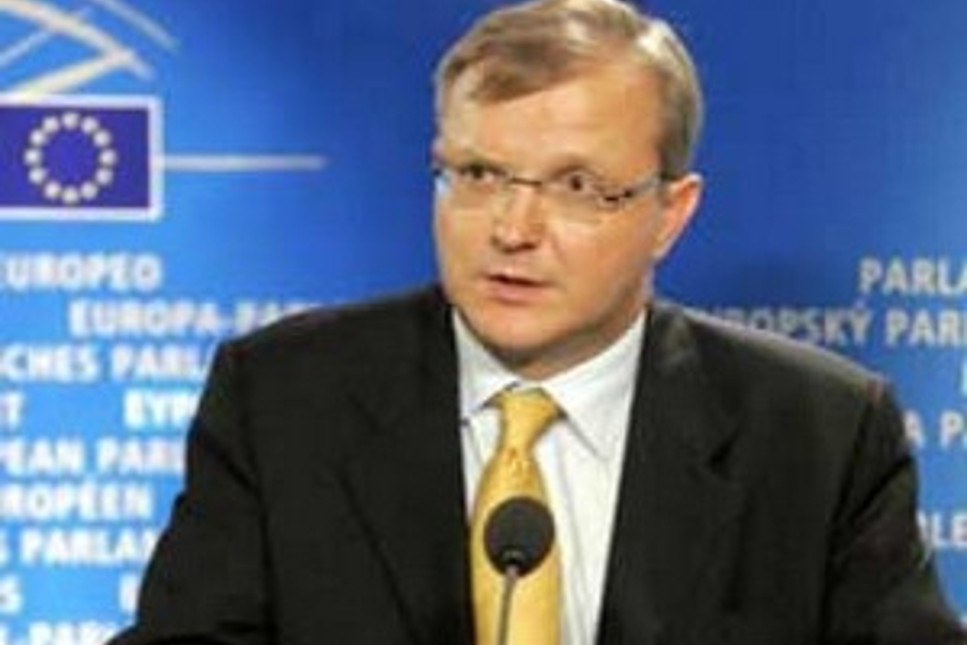 Rehn: Gelecek ay müzakereler konusunda anlaşma olacak