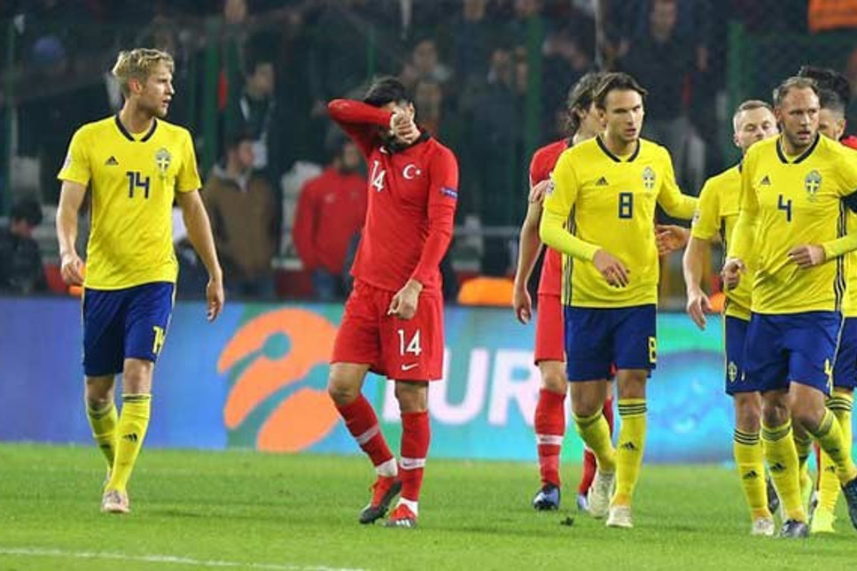 A Milli Futbol Takımı, İsveç'e yenildi, küme düştü