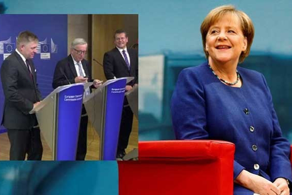 AB Başkanı Juncker, Merkel'in yüzüne telefonu kapadı
