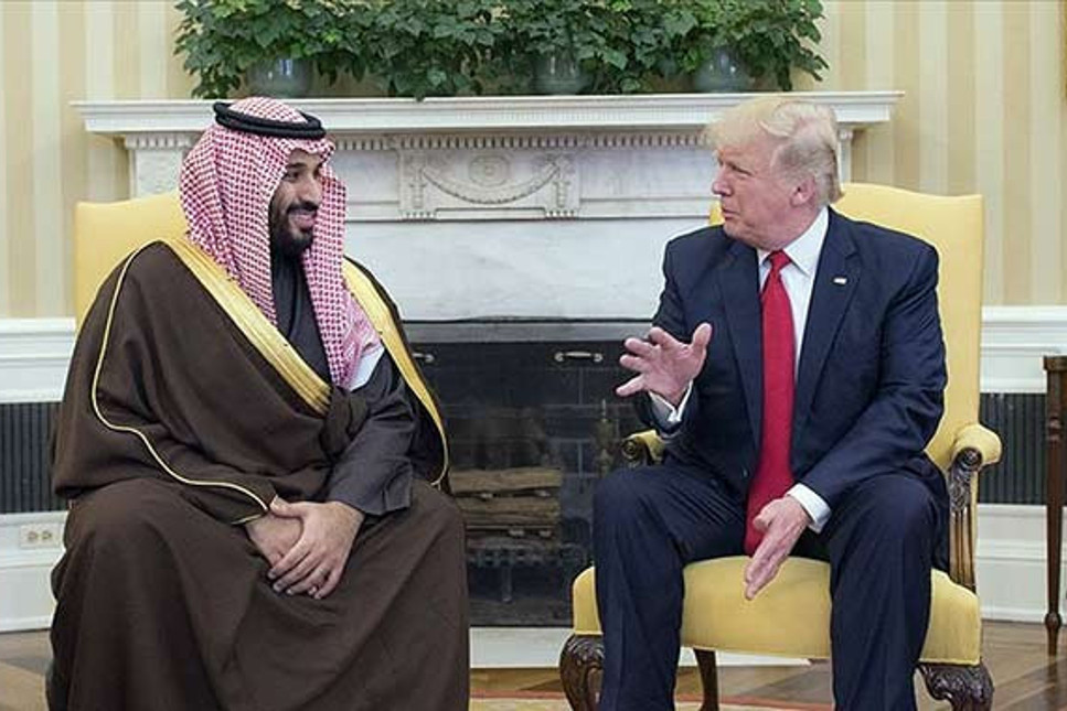 ABD Başkanı Trump, Suudi Veliaht Bin Selman'la İran'ı görüştü