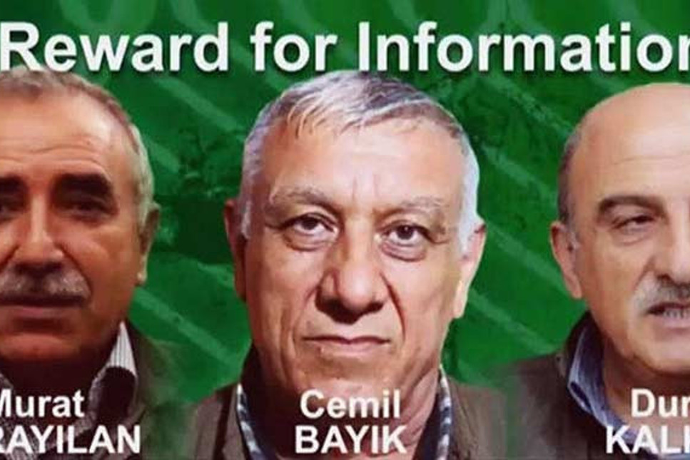 ABD, PKK’nın elebaşları için 12 milyon dolar ödül koydu!