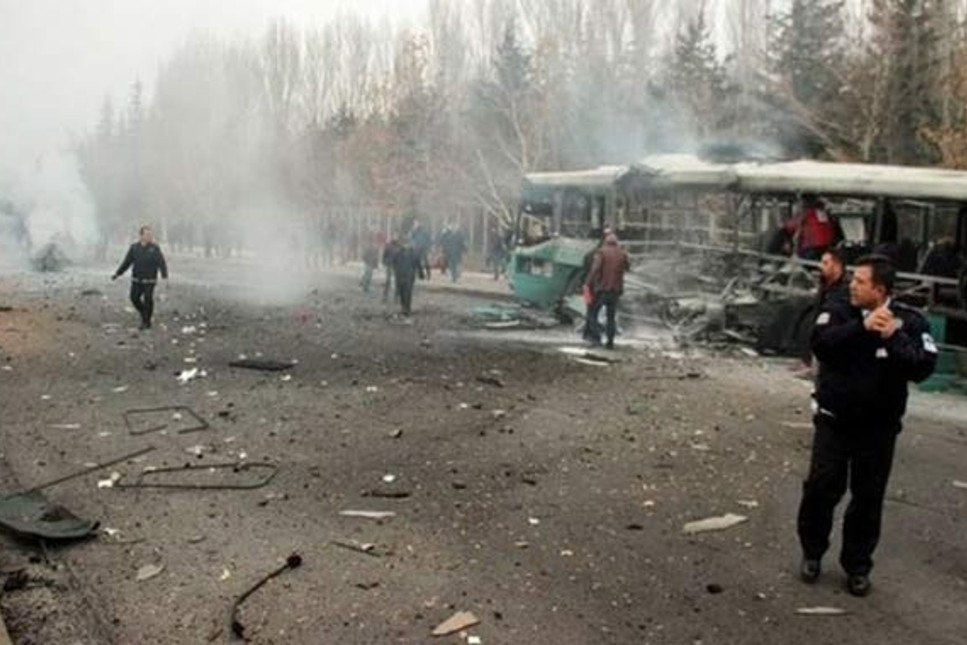 Kayseri'de hain terör saldırısı: 13 şehit, 55 yaralı