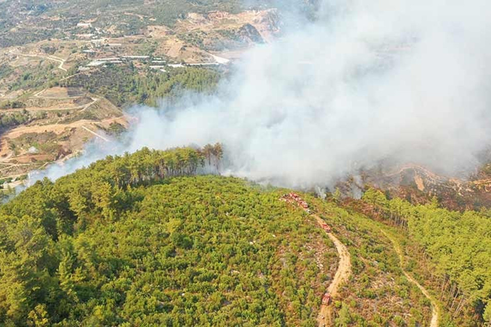 Orman yangınlarıyla mücadele 9. günde: 6 ilde 15 yangın devam ediyor
