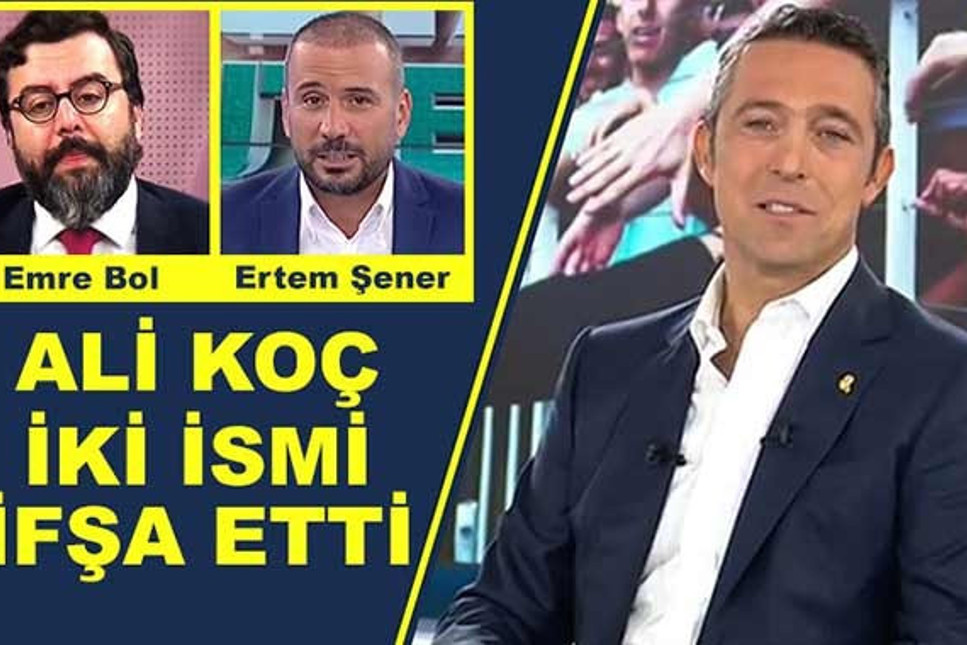 Ali Koç röportaj yalanını ifşa etti: Emre Bol, Ertem Şener...