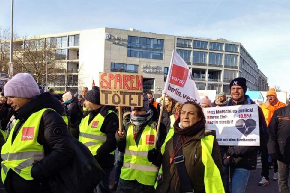 Almanya'da grev sonuç verdi: 2.5 milyon işçinin maaşına zam