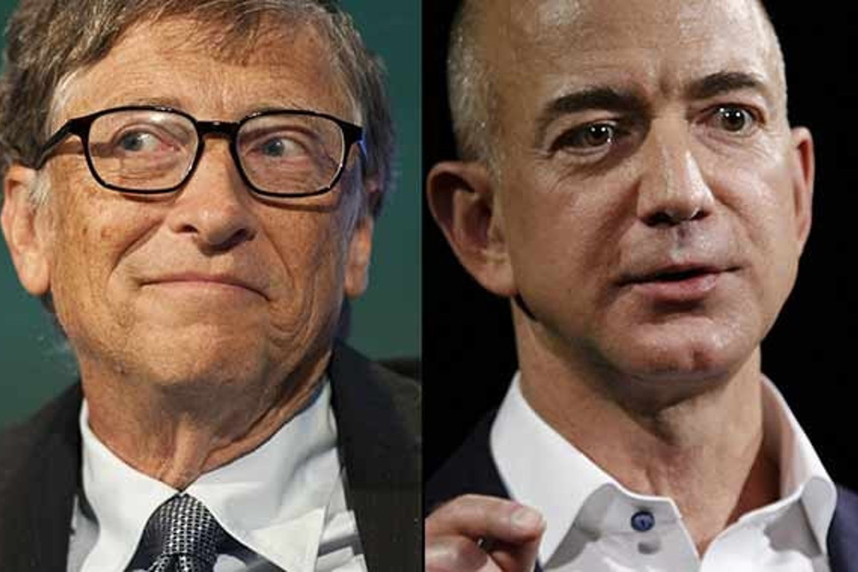 Bill Gates 24 yıllık koltuğunu Jeff Bezos'a kaptırdı