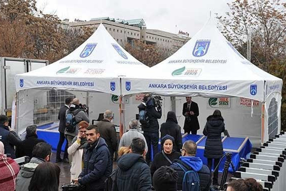 Ankara’da ilk tanzim satış çadırı kuruldu: Kilo kotası var