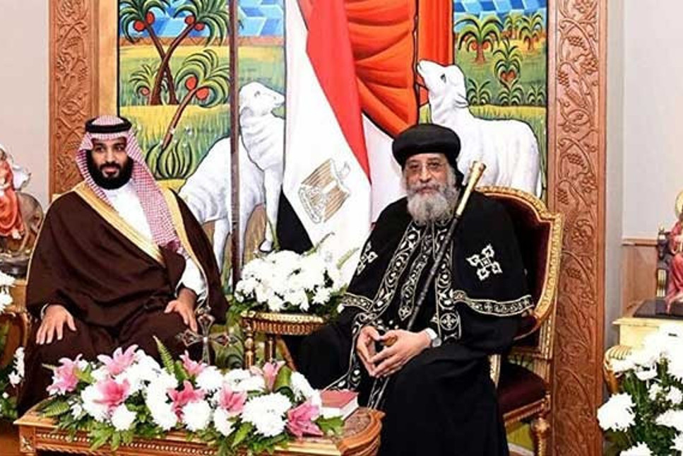 Arabistan tarihinde ilk kez bir kraliyet mensubu kiliseyi ziyaret etti