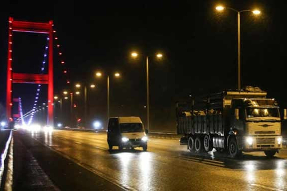 Fatih Sultan Mehmet Köprüsü kamyonet ve minibüslere açıldı