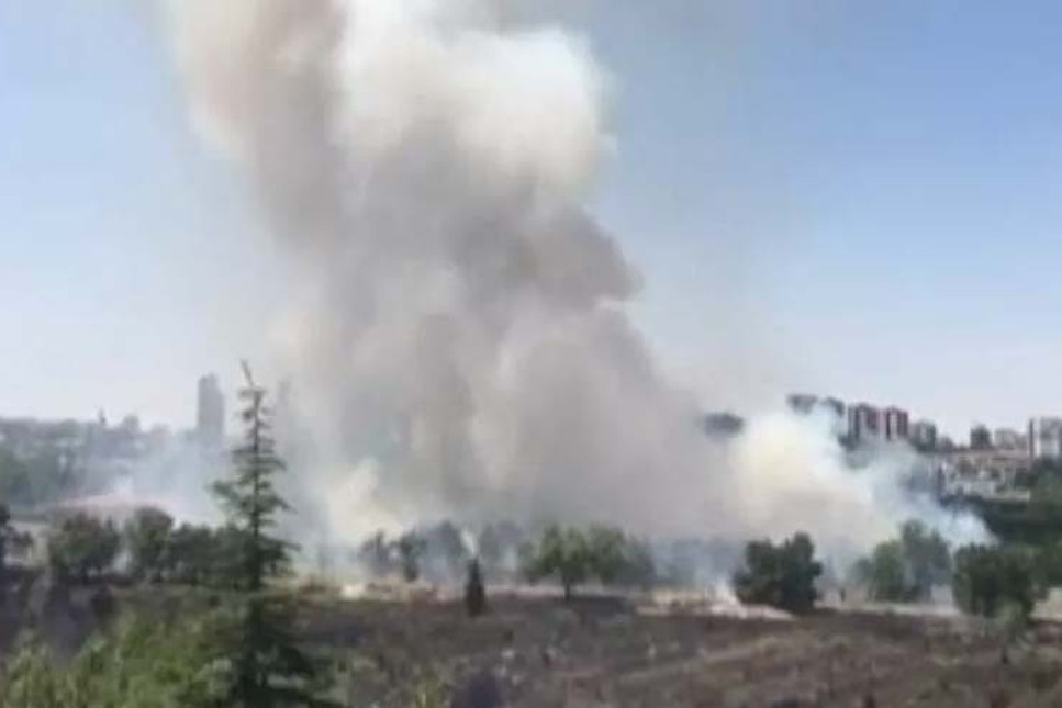 Atatürk Orman Çiftliği arazisinde yangın! Mansur Yavaş: 1 kişi gözaltına alındı