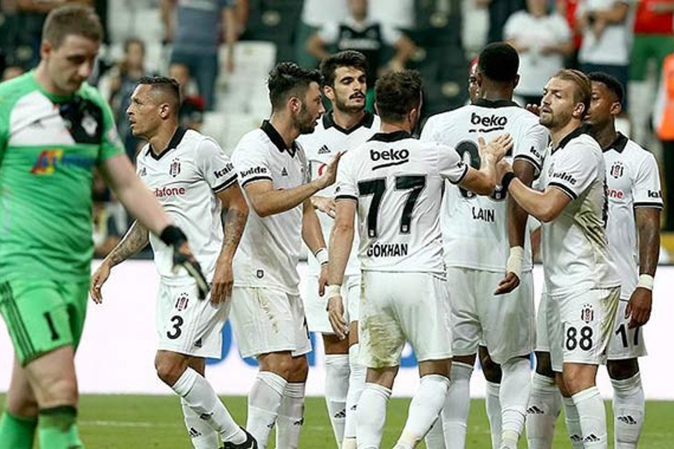 Avrupa kupalarındaki en farklı galibiyet... Beşiktaş gol yağmuruyla turladı