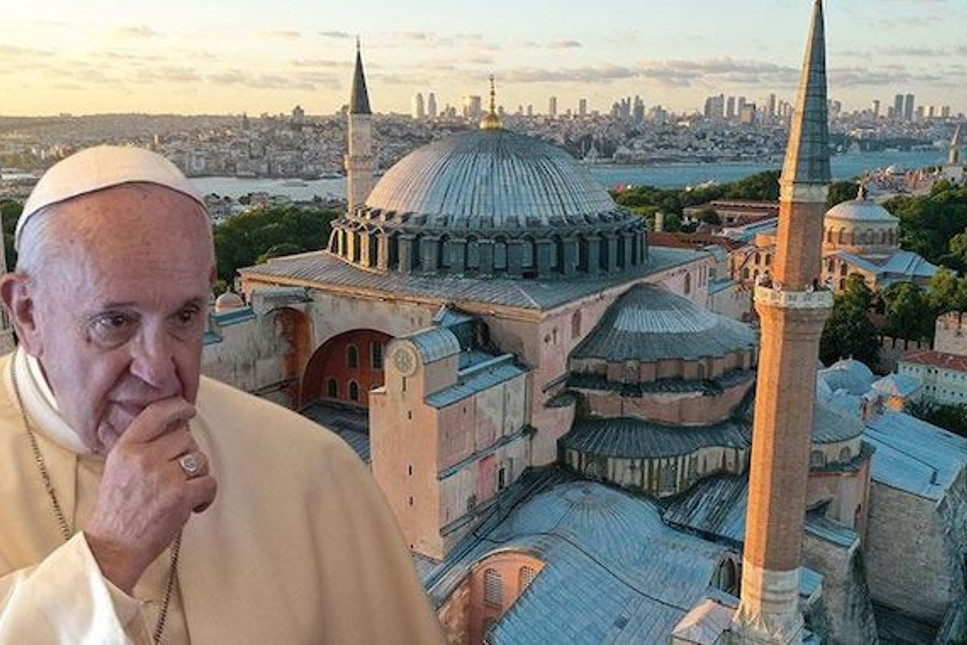 Ayasofya kararına Vatikan'dan ilk yorum: Çok acı çekiyorum