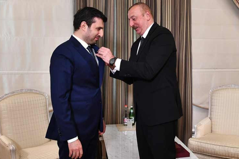 Azerbaycan Cumhurbaşkanı Aliyev'den Bayraktar'a Karabağ Nişanı