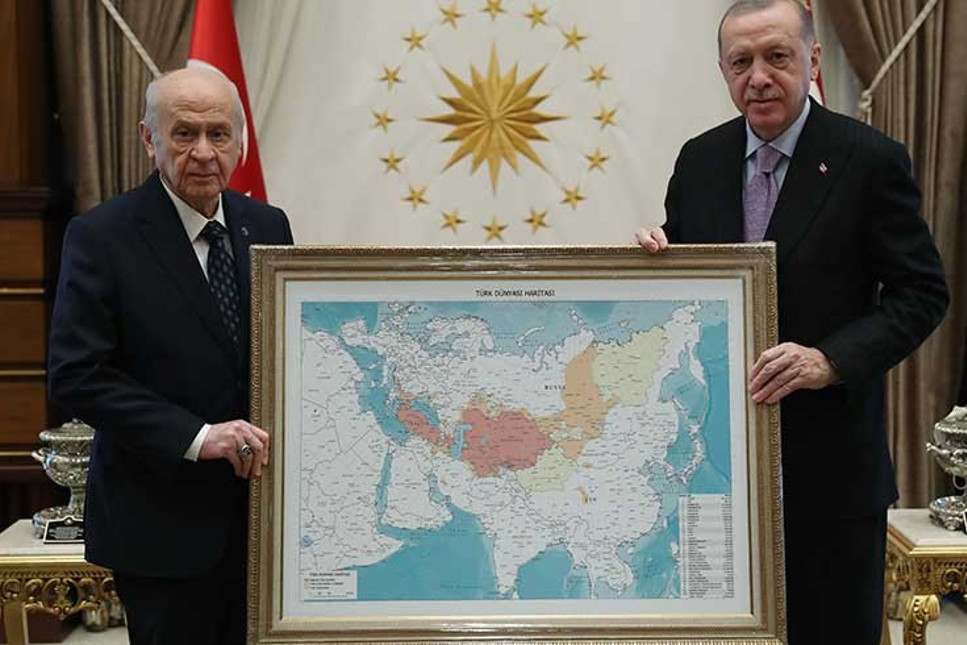Bahçeli, Cumhurbaşkanı Erdoğan'a ne haritası verdi?
