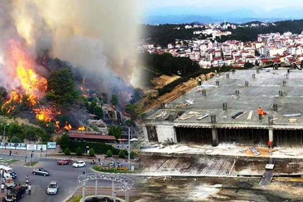 Bakan Eroğlu söz vermişti! Orman yandı inşaat diktiler